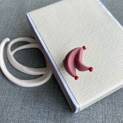#1 紅引號  耳環 : 手工製作軟陶 第3張的照片