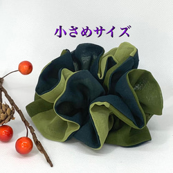 『小さめサイズ』モスグリーンの森☆百入茶×抹茶×深緑 1枚目の画像