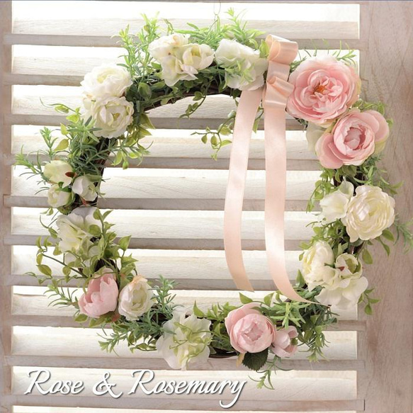 受注制作ローズのエレガントリース