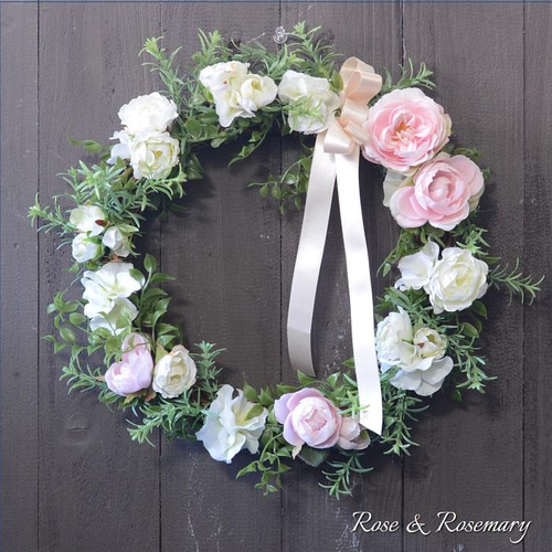 受注制作ローズのエレガントリース