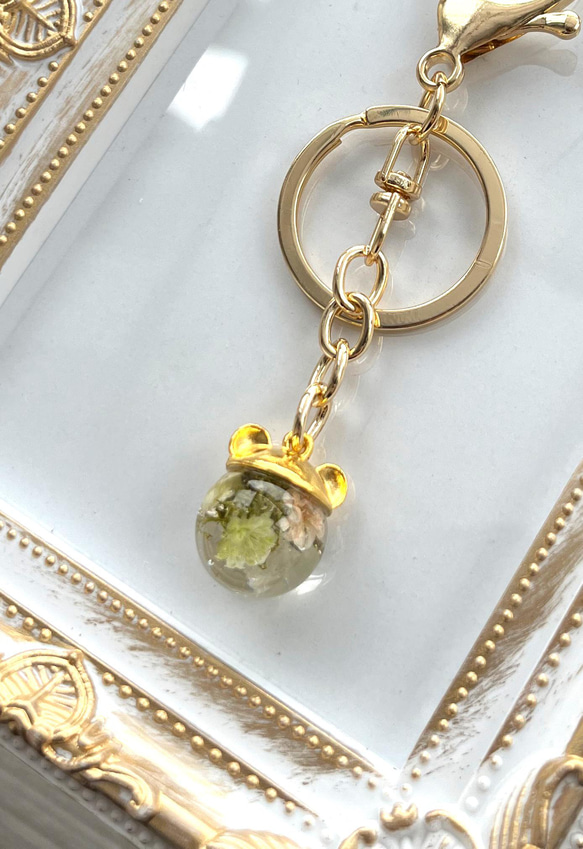 お花のクマちゃんキーホルダー＆雫チャーム♪ Sucre select*】20周年記念＊