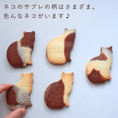 花七曜のリースと焼菓子セット Cat mini 北海道産小麦クッキーリース