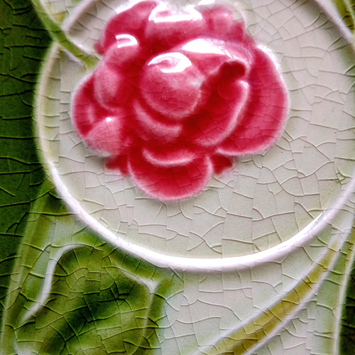 イギリスアンティークタイルアンティークタイル赤系