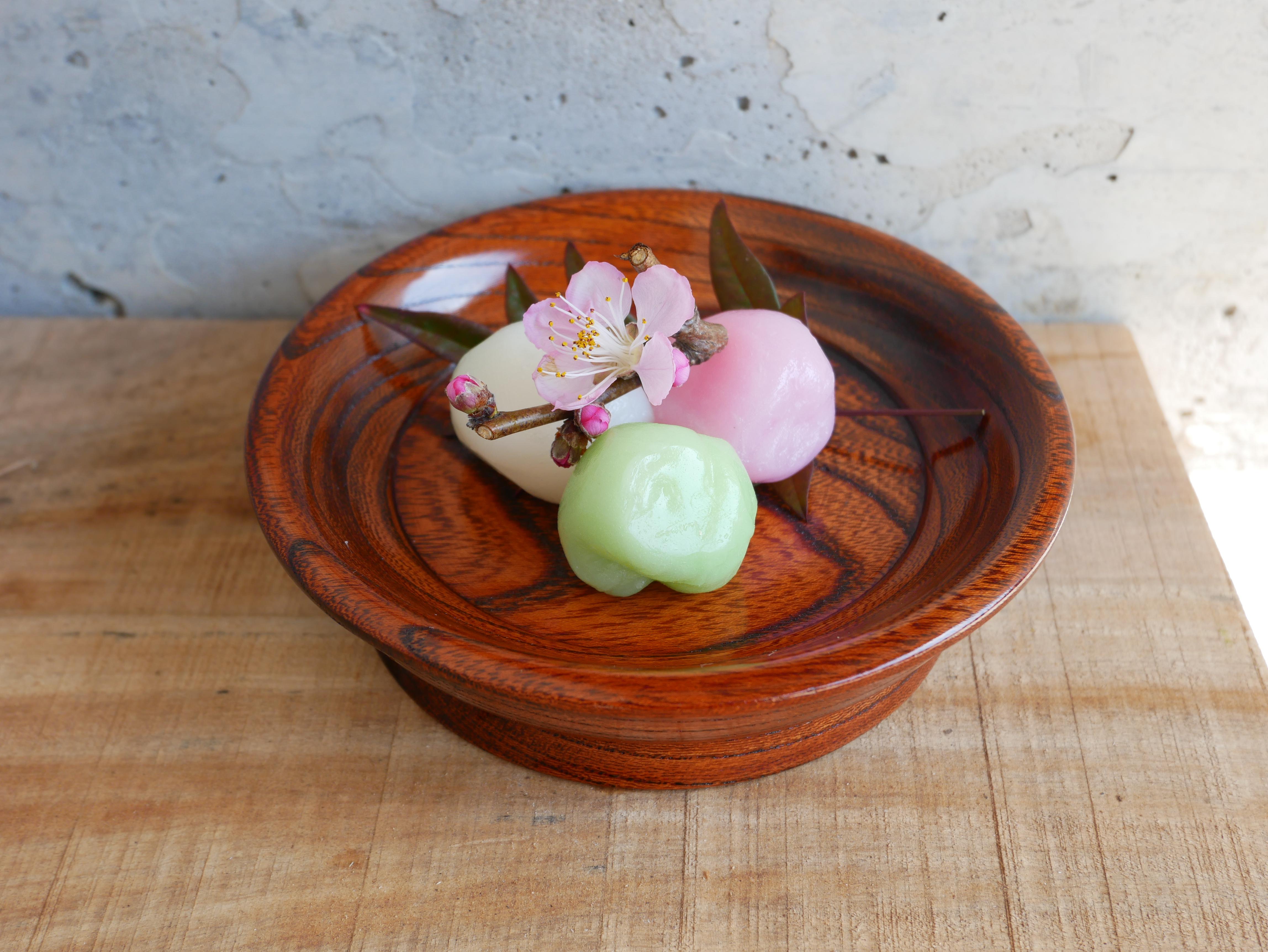 新品未使用] 伝統工芸品 欅(けやき) 堅く くりぬき 祝いびつ 天然  