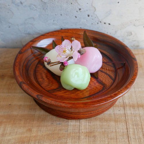 国産天然 欅の木使用*マルチ小皿*急須台*漆塗*香川漆器 小皿 JAPAN