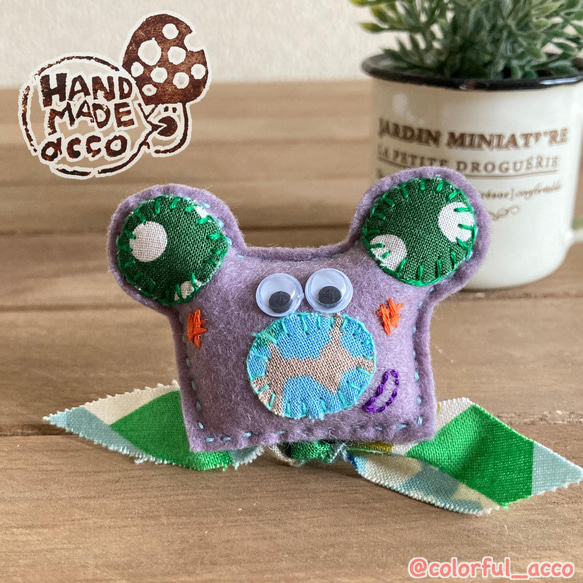 フェルトブローチ フェルトマスコット 動物マスコット ブローチ 動物