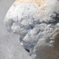天然石 約303g約61mmセレスタイト(マダガスカル産)半球原石結晶ぎっしり天青石[ce-220220-01] 20枚目の画像