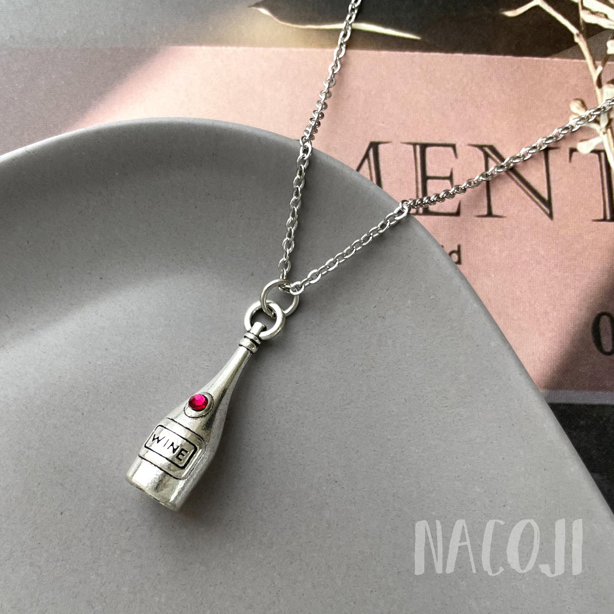 よっぱらいのネックレス ボトルワイン ネックレス・ペンダント