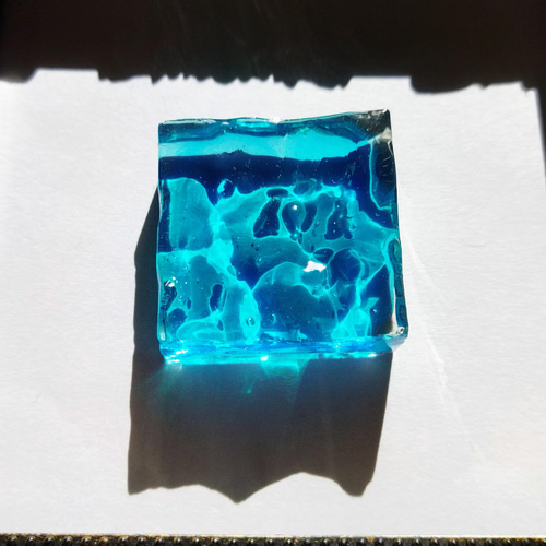 コバルトブルーの海のオブジェ☆再販8 / レジン / インテリア / 波