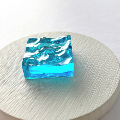 コバルトブルーの海のオブジェ☆再販8 / レジン / インテリア / 波