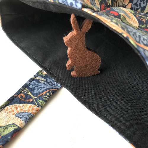 ♡ウィリアムモリス♡　いちご泥棒/ストロベリーシーフ 　ボストン　バック　旅行 大阪・関西万博2025出展／モリス「いちご泥棒」ボストンバッグ - 大阪