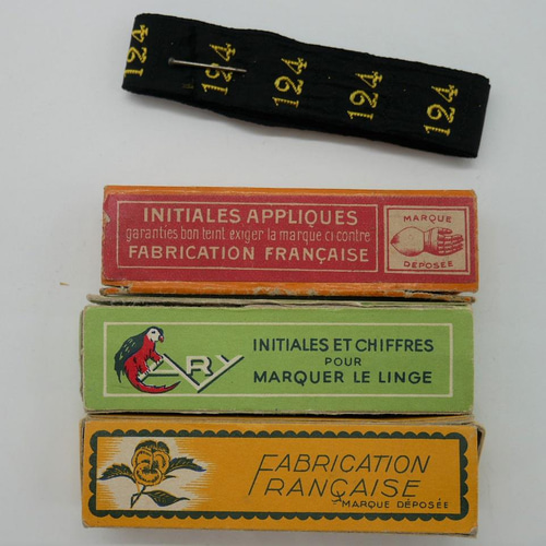 フランス アンティーク ナンバーテープ 【37】【38】【39】50枚セット フランス アンティーク ナンバーテープ 【37】【38】【39】50枚セット