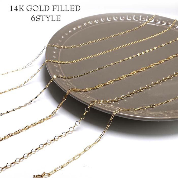 【14K GOLD FILLED】3WAYめがねチェーン マスクスチェーン 60cmネックレス ST3 8枚目の画像