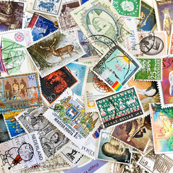 外國郵票/舊郵票 A 100pcs ｜古董・復古 第2張的照片