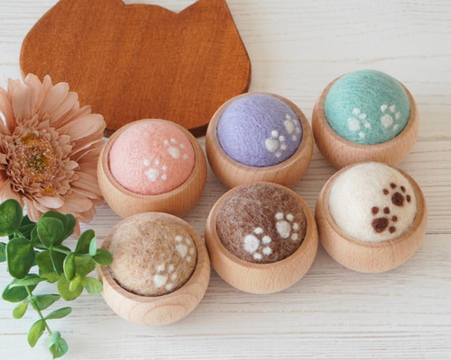 日本全国送料無料商品 特集 羊毛フェルト☆Stone部隊(アベンチュリン) （人気の雑貨がズラリ 羊毛フェルト