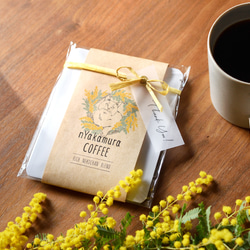 春・ホワイトデー限定★猫のドリップコーヒーギフト(ドリップバッグ3袋入り)【コーヒーの種類が選べます】自家焙煎珈琲 10枚目の画像