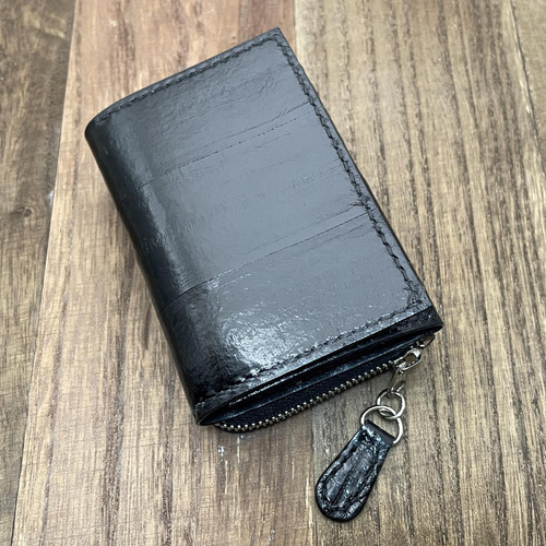 ウナギ革の三つ折りミニ財布 その他ミニ財布・コンパクト財布 革工房 