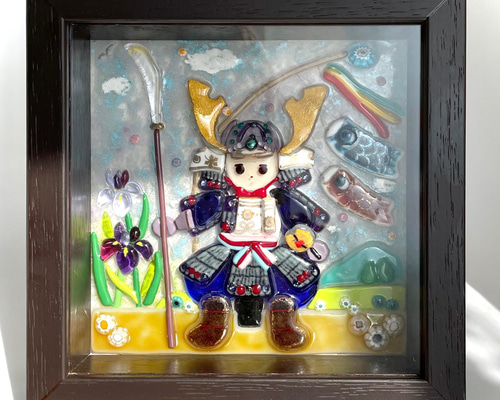 オールド ベネチア ガラス 金彩人物画 盃5トヒウル 直径9.7㎝ 抱き