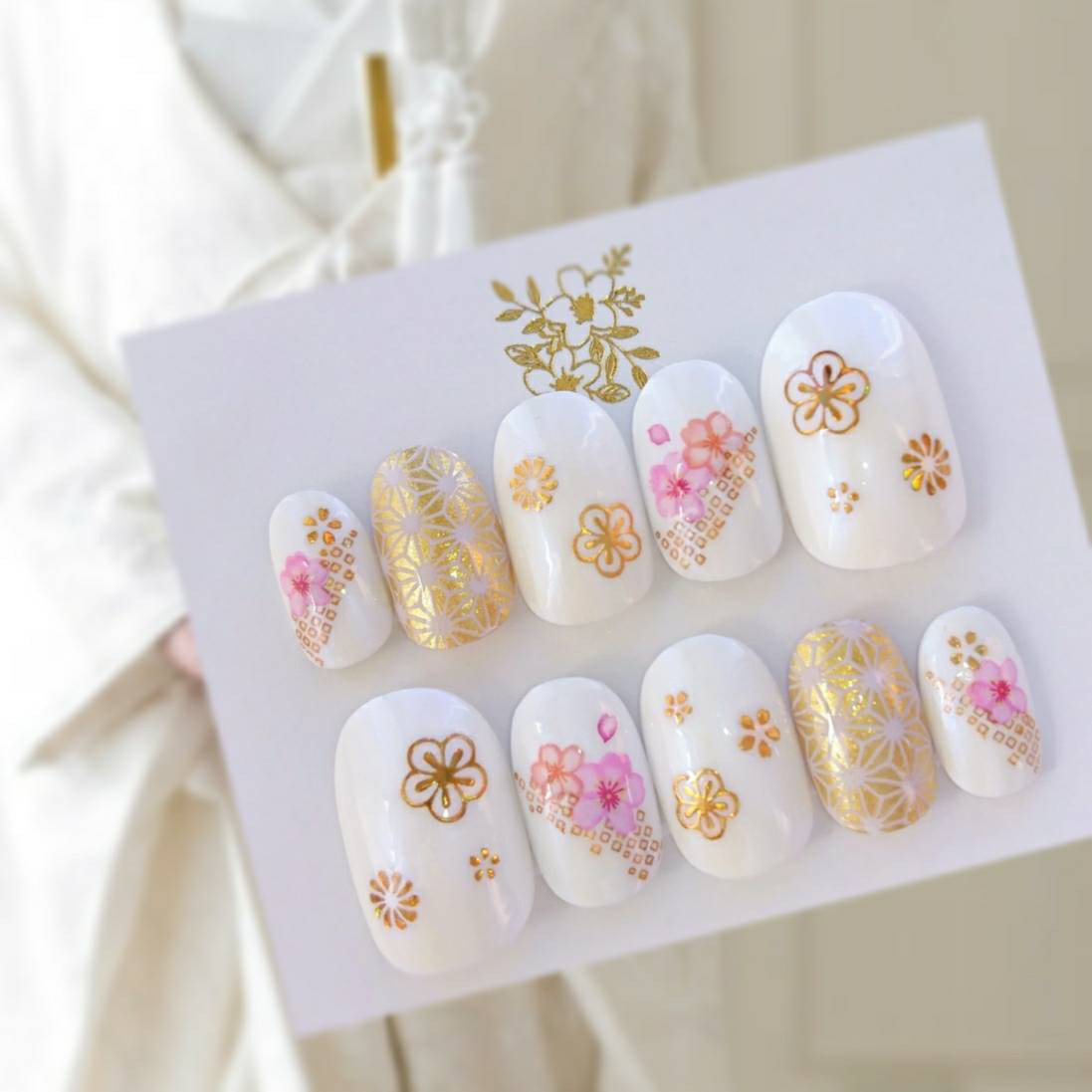 ■桜シール52枚■桜ネイル 春ネイル 和柄ネイル 和装ネイル 振袖 卒業式 和柄ネイル 振袖 春ネイル 和装ネイル ■桜シール52枚■桜ネイル 卒業式