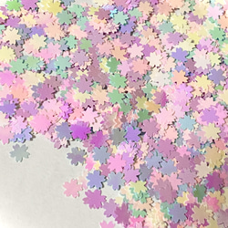 74 【送料無料】春さくら桜 綺麗なスパンコール　約1333個 3枚目の画像