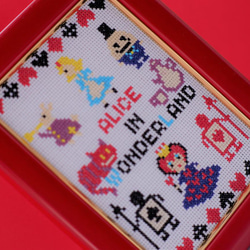 クロスステッチキット 『不思議の国のアリス』Alice in Wonderland　刺繍キット　トランプ 14枚目の画像