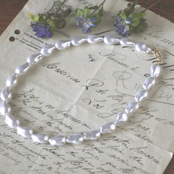 【最終値下】バロックパール　ネックレス　ステラハリウッド　卒業式　入学式　結婚式 卒業式 入学式*大粒バロックパール オイスターパール ネックレス