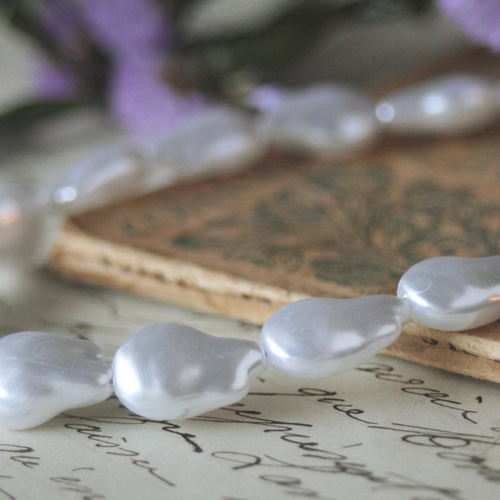 大粒バロックパールネックレス オイスターパール 卒業式 入学式 卒園式