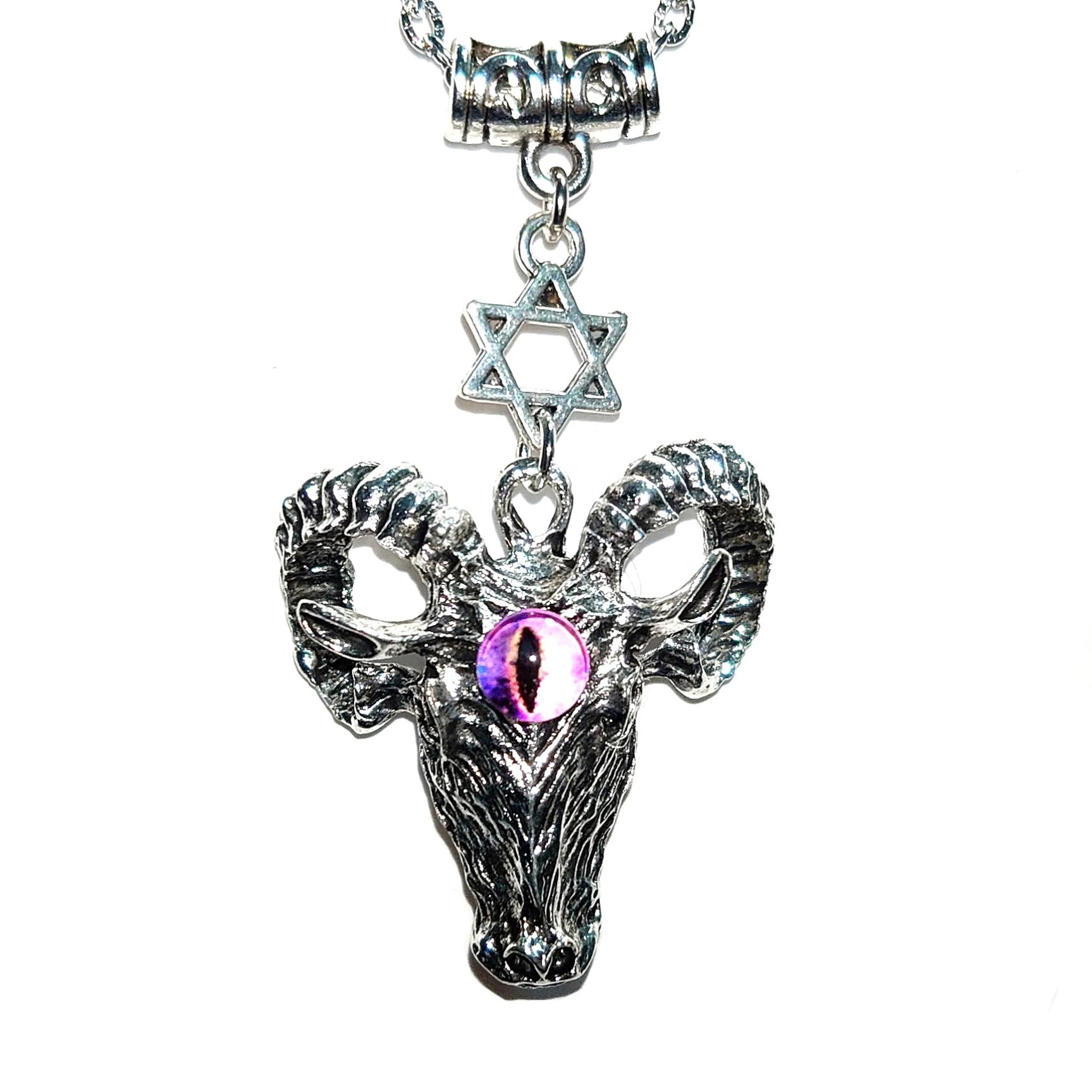 羊 山羊 黒山羊 バフォメット 悪魔 目玉 ドラゴンアイ パンク V系  