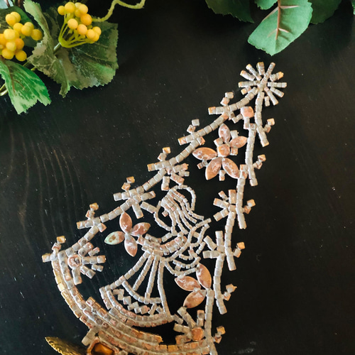 チェコ ◇ヴィンテージ ツリー◇天使 ピンク その他インテリア雑貨