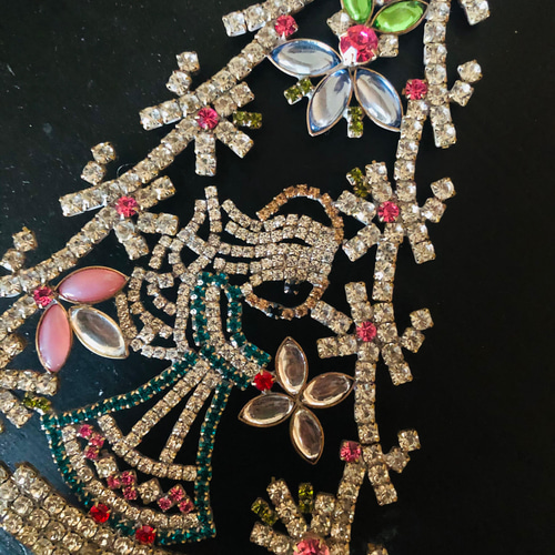 チェコ ◇ヴィンテージ ツリー◇天使 ピンク その他インテリア雑貨