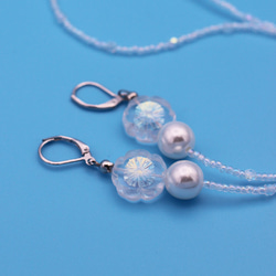 【FLOWER MASK CHAIN】OPAL COLOR and PEARL 3枚目の画像