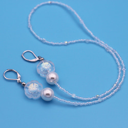 【FLOWER MASK CHAIN】OPAL COLOR and PEARL 4枚目の画像