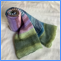 ふわふわマフラー（ステッチ）