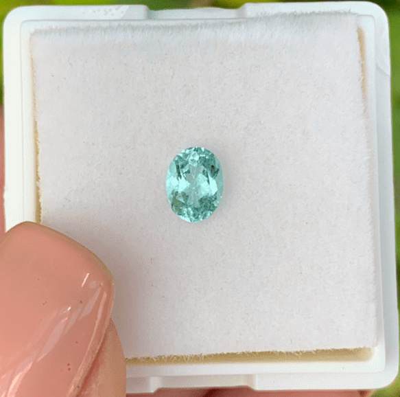 N.0006 パライバトルマリン ルース0.41Ct 魅惑のネイビーブルー 超希少 