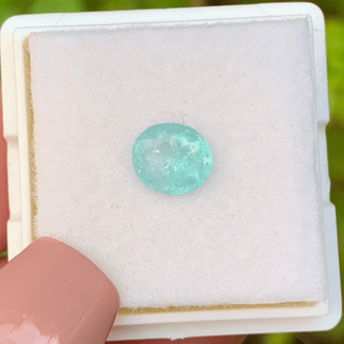 N.07 パライバトルマリン0.91Ct 超良質ルース ネオンブルー N.07 パライバトルマリン0.91Ct 超良質ルース ネオンブルー