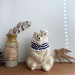 お月見うさぎセット しろくま貯金箱 その他インテリア雑貨 こりすや