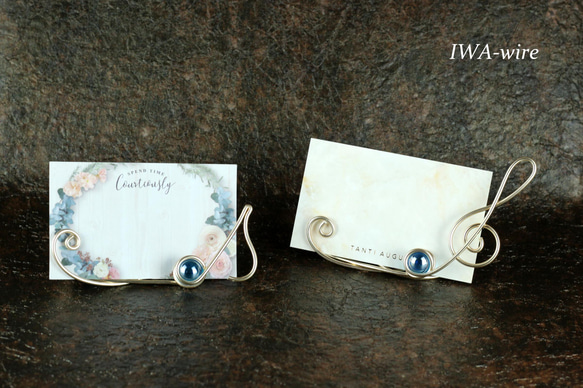 【キット】音符の席札スタンド（２種） 2枚目の画像