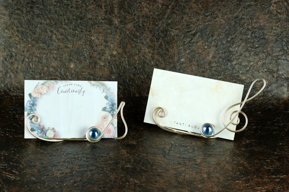 【キット】音符の席札スタンド（２種） 1枚目の画像