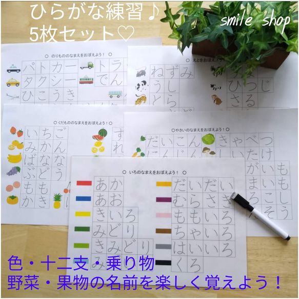 更新☆小學入學準備套裝 - 重複描記漢字、平假名、片假名、數字、濁音套裝 第7張的照片