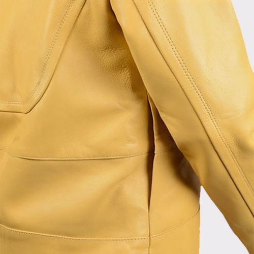 袖ファスナー付き羊革ライダージャケット Sheep Leather Jacket with