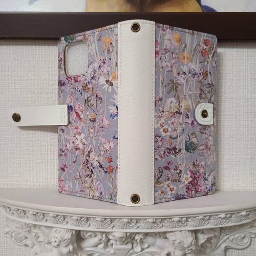 【ご参考:1枚掲載中】掲載生地で作製可能。LIBERTY リバティスマホケース 1枚掲載中】※掲載生地でも作製可能です。 リバティ LIBERTY