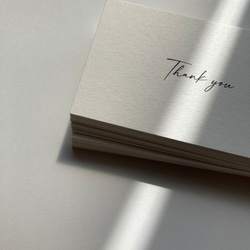 多様な字体・デザイン◆ショップカード / 名刺 / サンキューカード / アクセサリー台紙《Vintage》横ver. 16枚目の画像