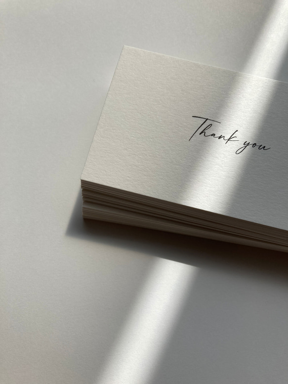 多様な字体・デザイン◆ショップカード / 名刺 / サンキューカード / アクセサリー台紙《Vintage》横ver. 16枚目の画像