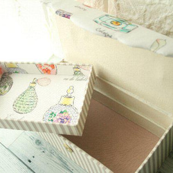２段　持ち手　 裁縫箱 アクセサリーボックス 3枚目の画像