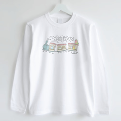 長袖Tシャツ（BIRD TRAIN / コザクラインコ） 2枚目の画像