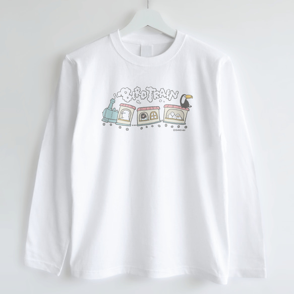 長袖Tシャツ（BIRD TRAIN / いろいろな鳥さん） 2枚目の画像