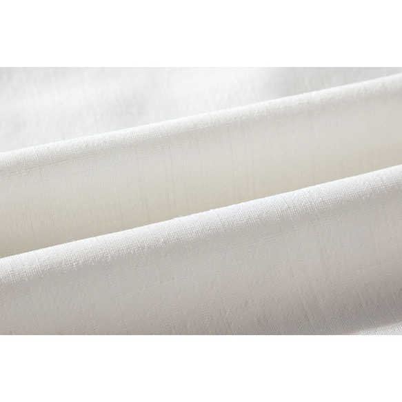 パフスリーブシャツ　シンプルシャツ　ホワイト　M-Lサイズ  L184 10枚目の画像