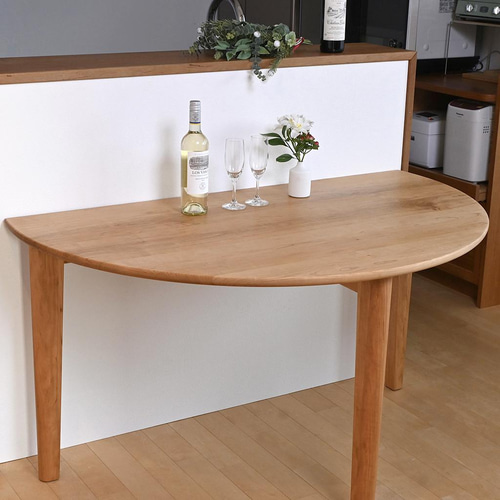 半円のカウンターテーブル ダイニングテーブル トリックフォアトリート