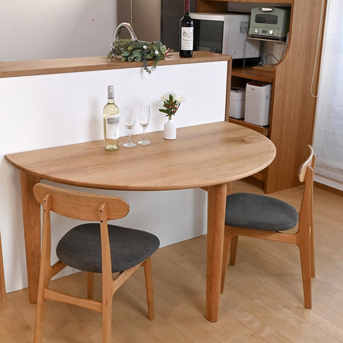 半円のカウンターテーブル ダイニングテーブル トリックフォアトリート