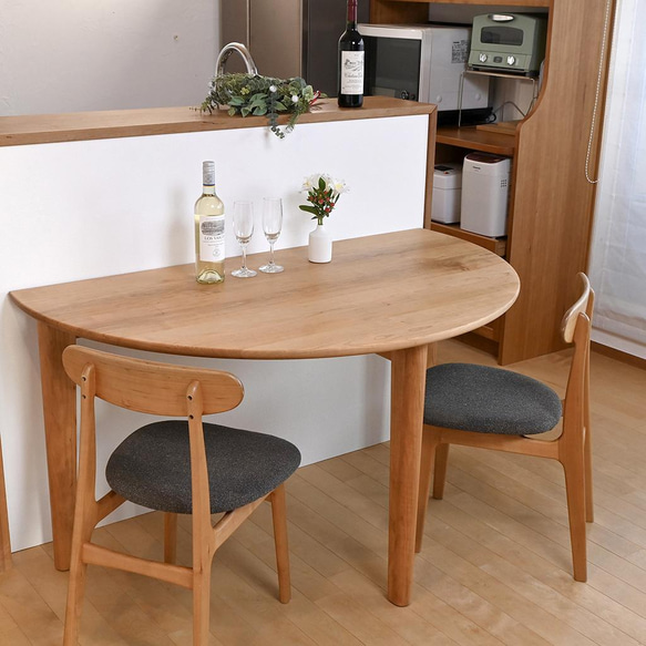 半円のカウンターテーブル ダイニングテーブル トリックフォアトリート